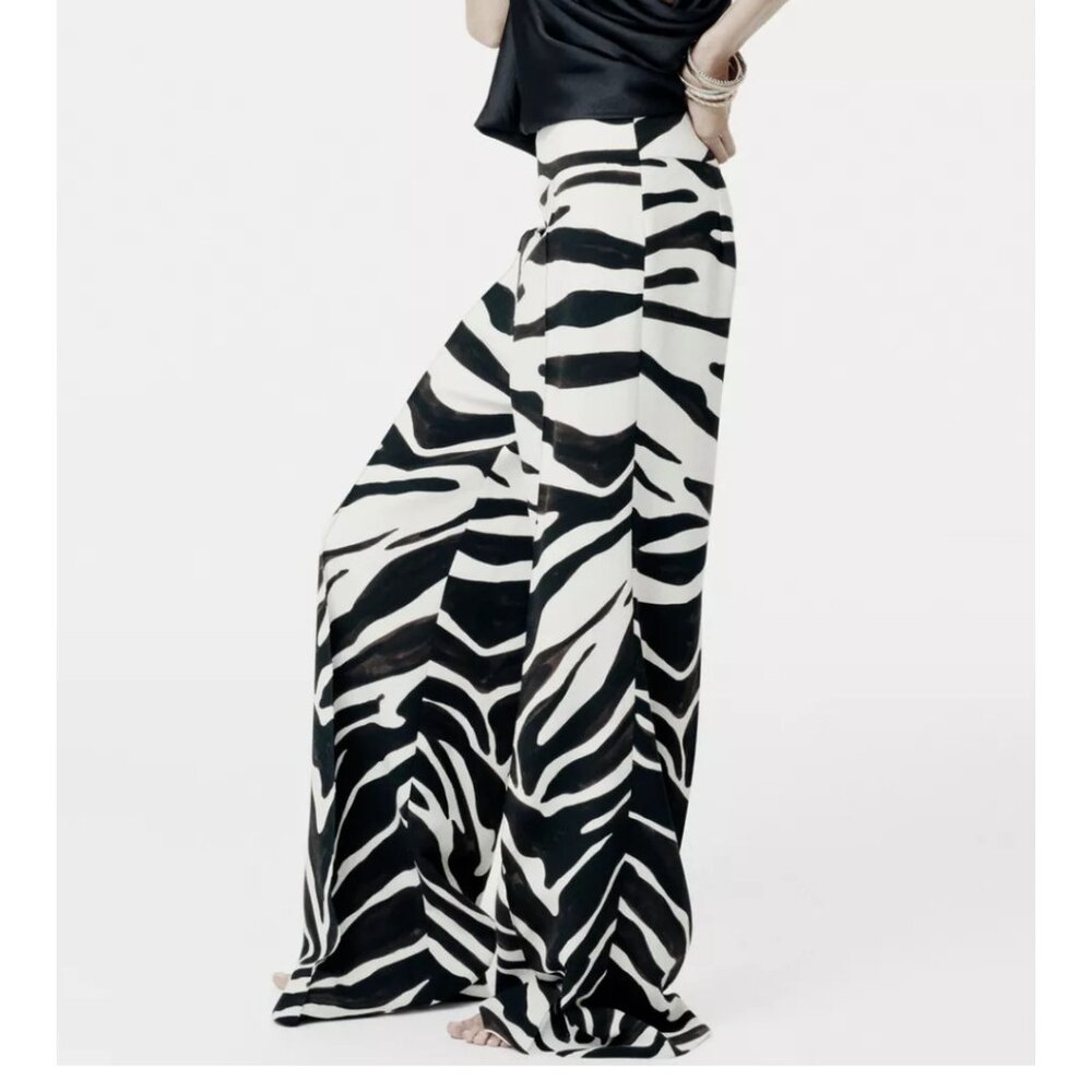 ZARA ANIMAL PRINT PANTS